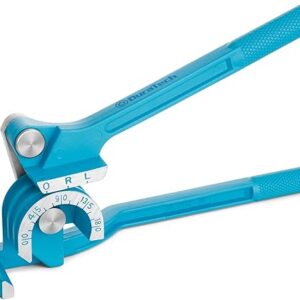 DURATECH 180 Degree Tubing Bender, Pipe Bender, 3-IN-1 Tube Bender, 1/4″, 5/16″, 3/8″, for Copper, Brass, Aluminum and Thin Steel Pipes