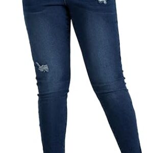 Hanna Nikole Women’s Plus Size Jeans High Waisted Ripped Stretchy Skinny Jean Pants with Pockets