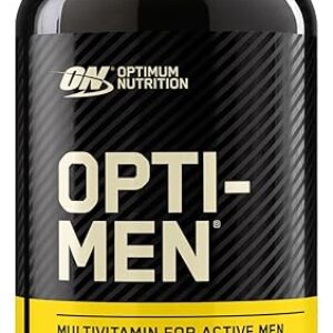 Optimum Nutrition Opti-Men Daily Multivitamin for Men, Immune Support Supplement with Amino Acids, 80 Day Supply, 240 Count, (Packaging May…