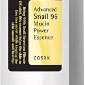 COSRX Snail Mucin 96% Power Repairing Essence 3.38 fl.oz 100ml, Hydrating Serum for Face with Snail Secretion Filtrate for Dull Skin & Fine…