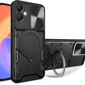 Compatible with Samsung Galaxy A06 Case,with Slide Camera Lens Cover Compatible with Samsung Galaxy A06 4G SM-A065F SM-A065F/DS SM-A065M SM…