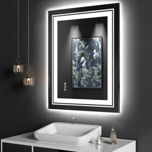 28″x36″ LED Anti-Fog Bathroom Mirror