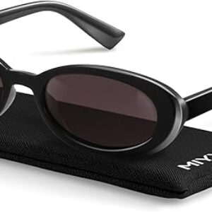 miyya Trendy Polarized Sunglasses Women, Oval Sunglasses for Women Men, Retro Sun Glasses for Women 2024, UV Protection
