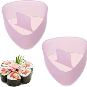 Onigiri Mold Triangle Sushi Press, 2 Pack Triangle Rice Ball Mold Maker, Non Stick Japanese Home Gadgets for Bento