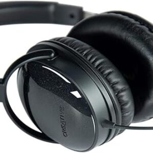 Creative Aurvana Live! SE – Over-Ear Headphones with Padded Headband and Leatherette Earpads, Expert-Tuned Foster Drivers, Super X-Fi Certi…