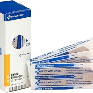 First Aid Only – FAE3004 Plastic Bandages, 3/4×3, 25 Count