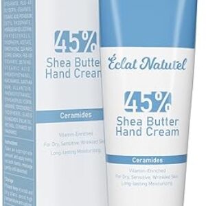 Shea Butter Hand Cream, Made with 45% Shea Butter Moisturizer for Dry Hands, Vitamin E Niacinamide Ceramide Hand Lotion, Radiant Nourish Mo…