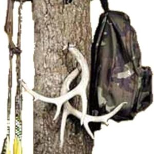 Pine Ridge Archery Hunt-n-Gear Equipment Hanger, Great to Hang Hunting Equipment on Trees, 3 Hooks Included