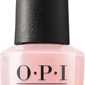 OPI Nail Lacquer Nail Polish | Sheer Light Nude Pink Shimmer Chip Resistant Nail Polish | Vegan, Fast Drying, Streak Free