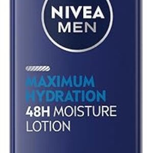 NIVEA MEN Maximum Hydration 48-Hour Moisture Body Lotion for Dry Skin, Aloe Vera Lotion for Men, 3-in-1 Body, Face and Hands, Dermatologica…