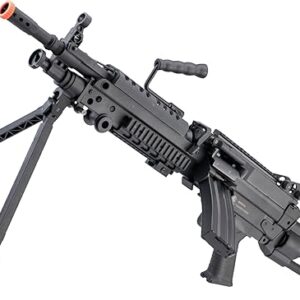 Evike Airsoft – Cybergun FN Licensed M249 Minimi Featherweight Airsoft LMG (Model: para /