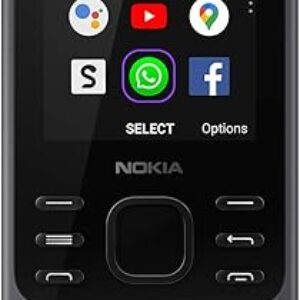 Nokia 6300 4G | Unlocked | International | WiFi Hotspot | Social Apps | Google Maps and Assistant | Light Charcoal