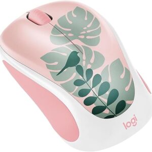 Logitech – Design Collection Limited Edition Wireless Compact Mouse with Colorful Designs – Chirpy Bird