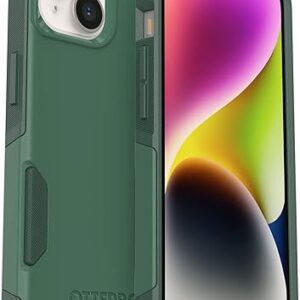 OtterBox iPhone 14 & iPhone 13 Commuter Series Case – Trees Company (Green), Slim & Tough, Pocket-Friendly, with Port Protection