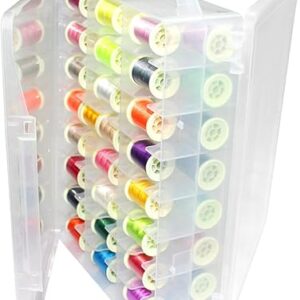 Double-Sided 46-Grid Sewing Organizer Box