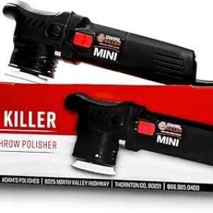 Adam’s Polishes Swirl Killer 12mm Polisher – Orbital Polishing Paint Correcting Buffer Tool – Car Scratch Remover – Use Post Car Wash Clay …