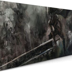 Berserk-Guts Anime Mouse Pad 15.7 X 35.4 Inch (40 X 90 cm) Soft Gaming Mouse Mat Ultra Thick 3mm Extended Large Pattern_1 One Size