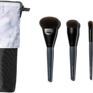 Rose and Ben Beauty Essential Travel 5 Piece Brush Set | Professional Blending Brush for Liquid & Cream Makeup | Cruelty Free