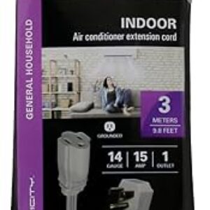 10 FT Heavy Duty AC Extension Cord