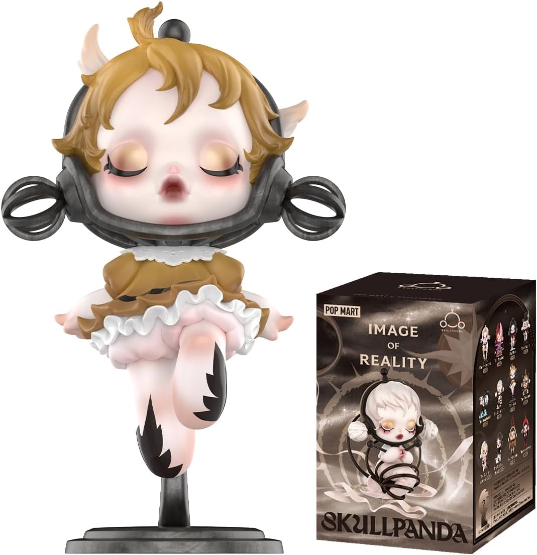 POP MART SKULLPANDA Image Of Reality Series Figures, SKULLPANDA Blind Box Figures, Random Design Action Figures Collectible Toys Home Decor...