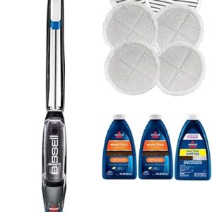BISSELL® SpinWave Hard Floor Expert Corded Spin Mop Cleaner with Washable mop Pads for Sealed Hard Floors, 20393