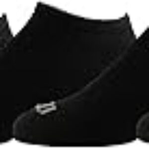 Wilson Men’s No Show Socks, Size 10-13, Color Black (Pack of 8)