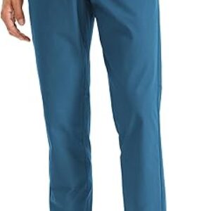 CRZ YOGA Men’s All Day Comfy Golf Pants – 30″/32″/34″ Quick Dry Lightweight Work Casual Trousers with Pockets