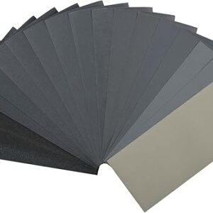 Bates 18 Pack Assorted Grit Sandpaper