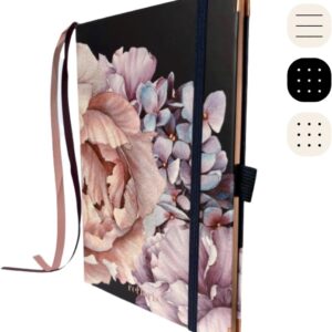 Premium Floral A5 Journal Notebook – Pink