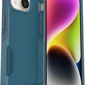 OtterBox iPhone 14 & iPhone 13 Commuter Series Case – Dont BE Blue (Blue), Slim & Tough, Pocket-Friendly, with Port Protection