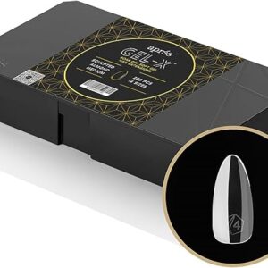 Apres Gel-X® Almond Box of Nail Tips | 280 Gel-X Tips, Soft Gel Tips, 14 Sizes 00-9 | Half-sizes Included (Sculpted Almond Medium, 280 Coun…