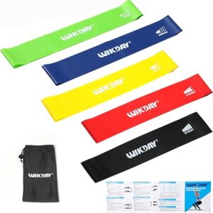 Resistance Bands for Working Out Exercise Loop Bands Workout Bands Set for Men Women Body Stretching, Crossfit Training, Home Workout, Physical Th…