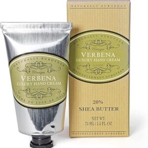 Naturally European VERBENA Luxury Hand Cream Boxed 20% Shea Butter 75ml
