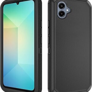 Asuwish Phone Case for Samsung Galaxy A06 Cell Cover Hybrid Rugged Shockproof Hard Protective Drop Proof Full Body Heavy Duty Mobile Access…