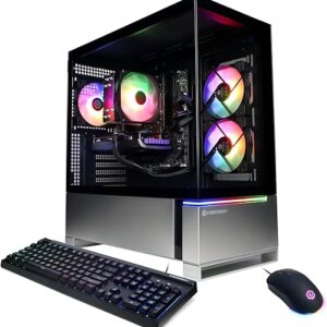 CyberPowerPC Gamer Master Gaming PC, AMD Ryzen 7 8700F 4.1GHz, GeForce RTX 4060 Ti 8GB, 16GB DDR5, 1TB PCIe Gen4 SSD, WiFi Ready & Windows 1…