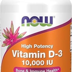 NOW Vitamin D-3 10,000 IU, 120 Softgels
