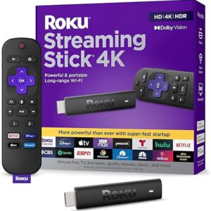 Roku Streaming Stick 4K with Voice Remote