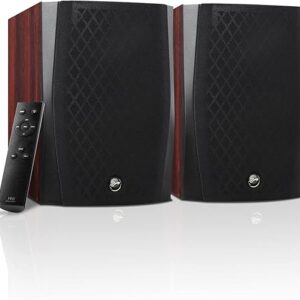 HiVi-Swans D1100 Computer Speakers – Bluetooth Bookshelf Speakers Pair – 4″ Near Filed Powered Speakers Built in DSP for Desktop/PC/Record …