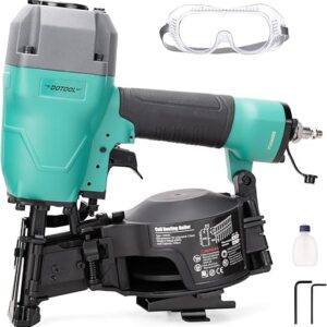 Roofing Nailer CN45C 15 Degree 3/4-Inch to 1-3/4-Inch Roofing Nail Gun Pneumatic Coil Nailer 120 pcs Load Capacity