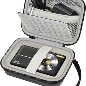 Carrying & Protective Case for Digital Camera, AbergBest 21 Mega Pixels 2.7″ LCD Rechargeable HD/Kodak Pixpro/Canon PowerShot ELPH 180/190 /…