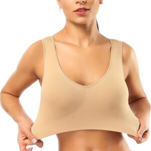 BESTENA Sports Bras for Women, Seamless Comfortable Yoga Bra with Removable Pads