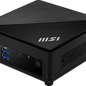 MSI Cubi 5 Mini PC: Intel Core i5-1235U, 8GB DDR4 (1x8GB) 2666MHz, 512GB SSD, WiFi 6E, BT 5.2, Thunderbolt Type-C, Dual Display, Energy Eff…