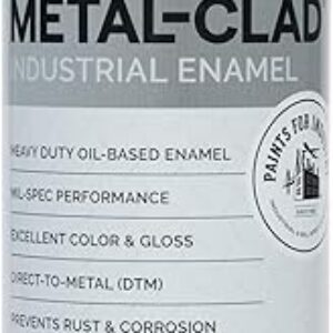 Paints For Industry Industrial Enamel, Aerosol Spray Paint – Steel Metal Iron Machinery – 1 Can (Gold Metallic) 3-S-7344