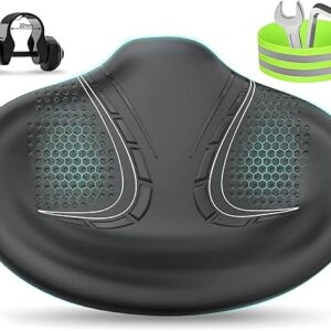 BLUEWIND Noseless Oversized Bike Seat Cushion