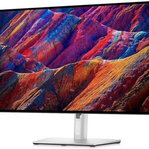 JTD U2723QE Dell UltraSharp 27 Inch 4K UHD WLED LCD Monitor Bundle – 1 Year Warranty – Dell Monitor 16:9 with Stand w Mouse Pad