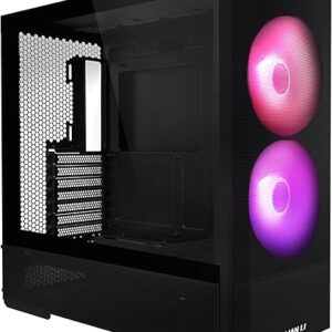 LIAN LI LANCOOL 207 Compact ATX RGB Gaming Computer Case, Airflow Optimized Mesh Panels Tower Chassis w/ 2x140mm ARGB,2x120mm PWM Fans Pre-Install…