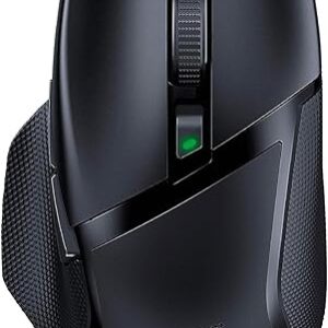 Razer Basilisk X HyperSpeed Wireless Gaming Mouse: Bluetooth & Wireless Compatible, 16K DPI Optical Sensor, 6 Programmable Buttons, 450 Hr Battery, Classic Black