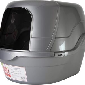 Nature’s Miracle Hooded Flip Top Litter Box for Cats, With Built-In Odor Control Charcoal Filter