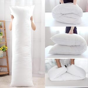 Pillow Insert Deluxe Grand Siberian Full Body Hugging Dakimakura Inner Pillow for Anime Pillowcase (100x34cm(39.3×13.3in)), White