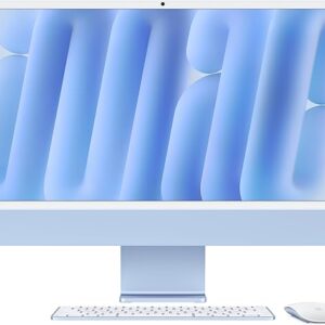 Apple 2024 iMac All-in-One Desktop Computer with M4 chip with 10-core CPU and 10-core GPU: Built for Apple Intelligence, 24-inch Retina Dis…
